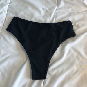 Super high waisted bikini bottoms